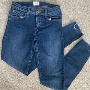 Hudson mid wash skinny jeans
